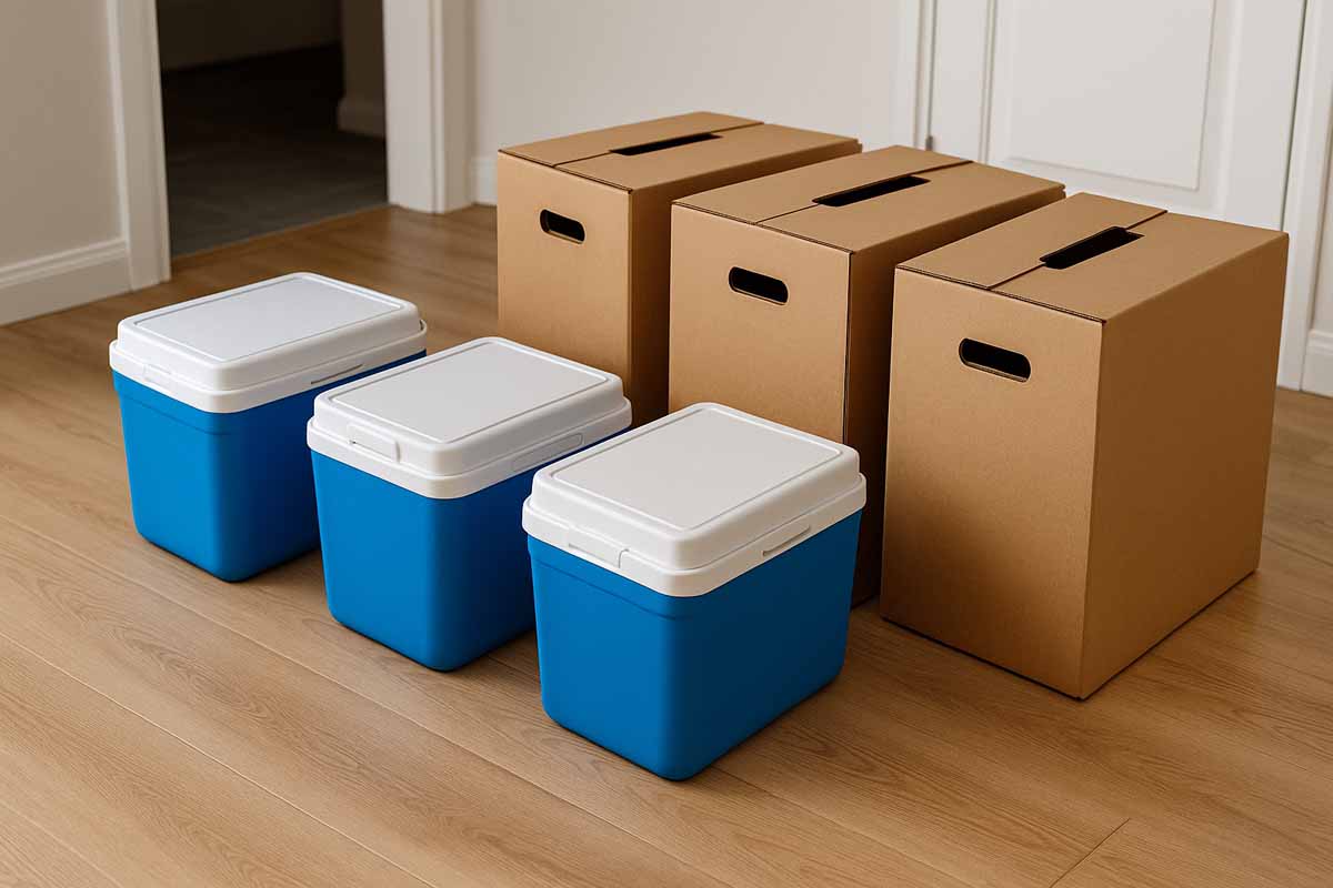 Kostenlose Umzugskartons und Kühlboxen in Gotha abzugeben