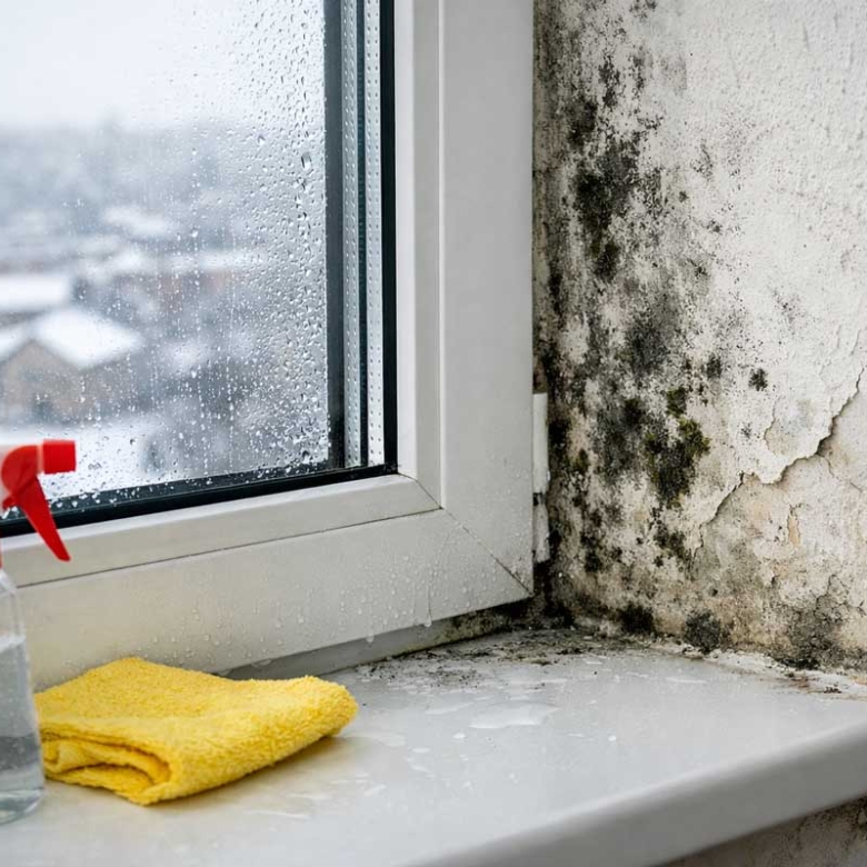 Schimmel im Winter in Gotha: Ursachen, Sofortmaßnahmen und wann es kritisch wird